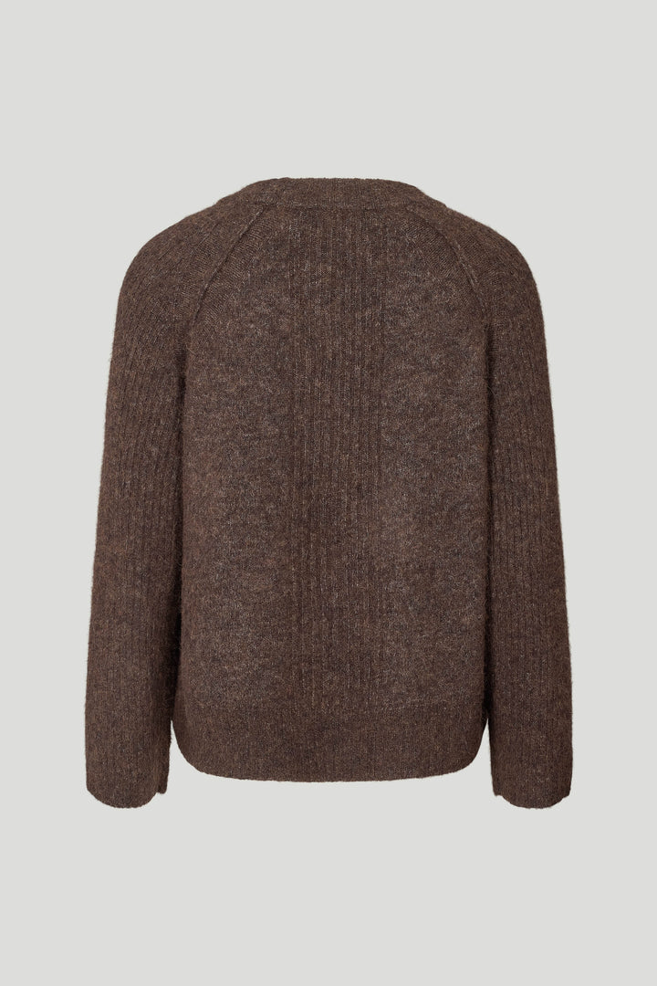 PBO PBOUnmo striktrøje KNITWEAR 45 Bitter chocolate