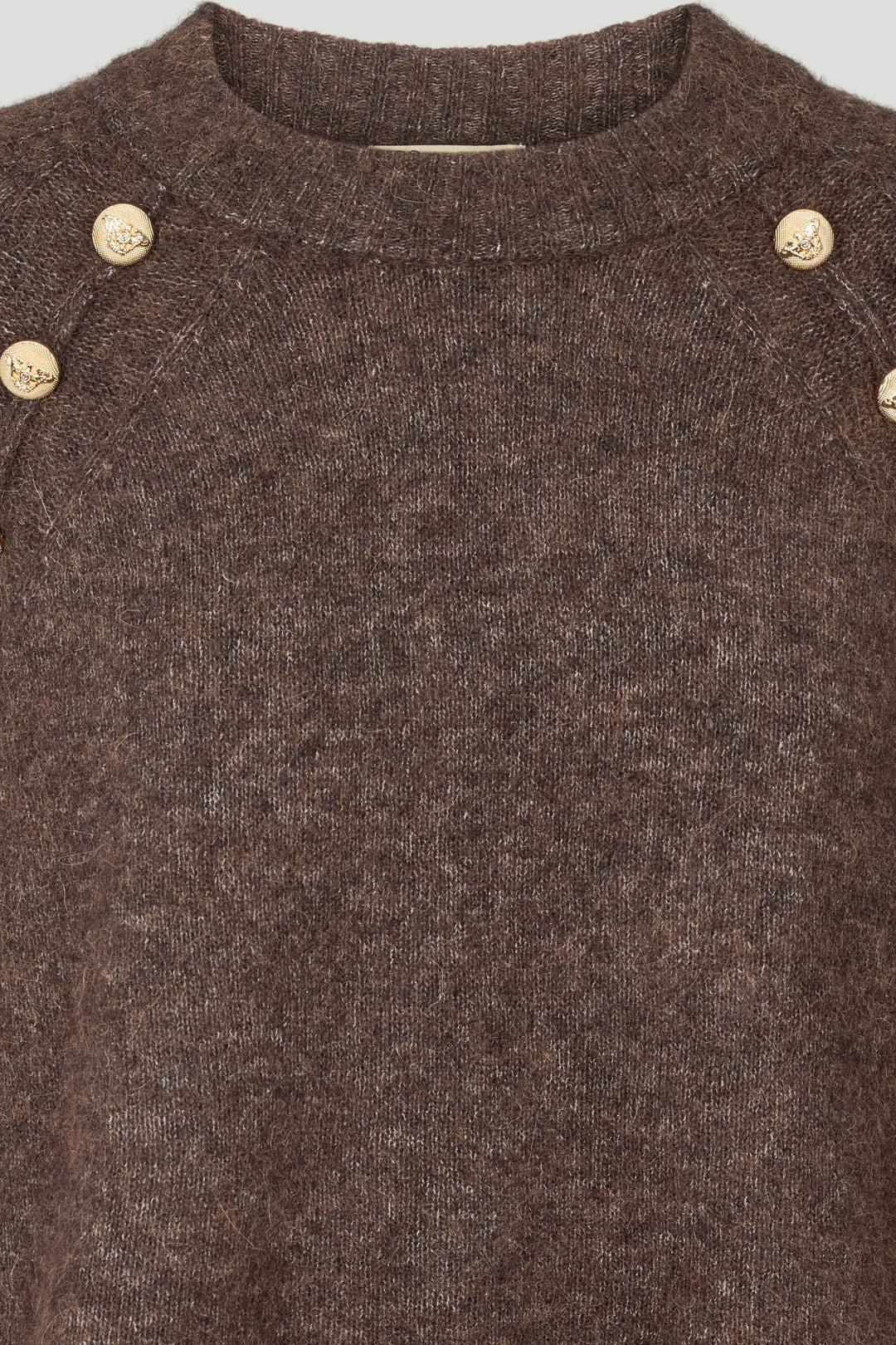 PBO PBOUnmo striktrøje KNITWEAR 45 Bitter chocolate