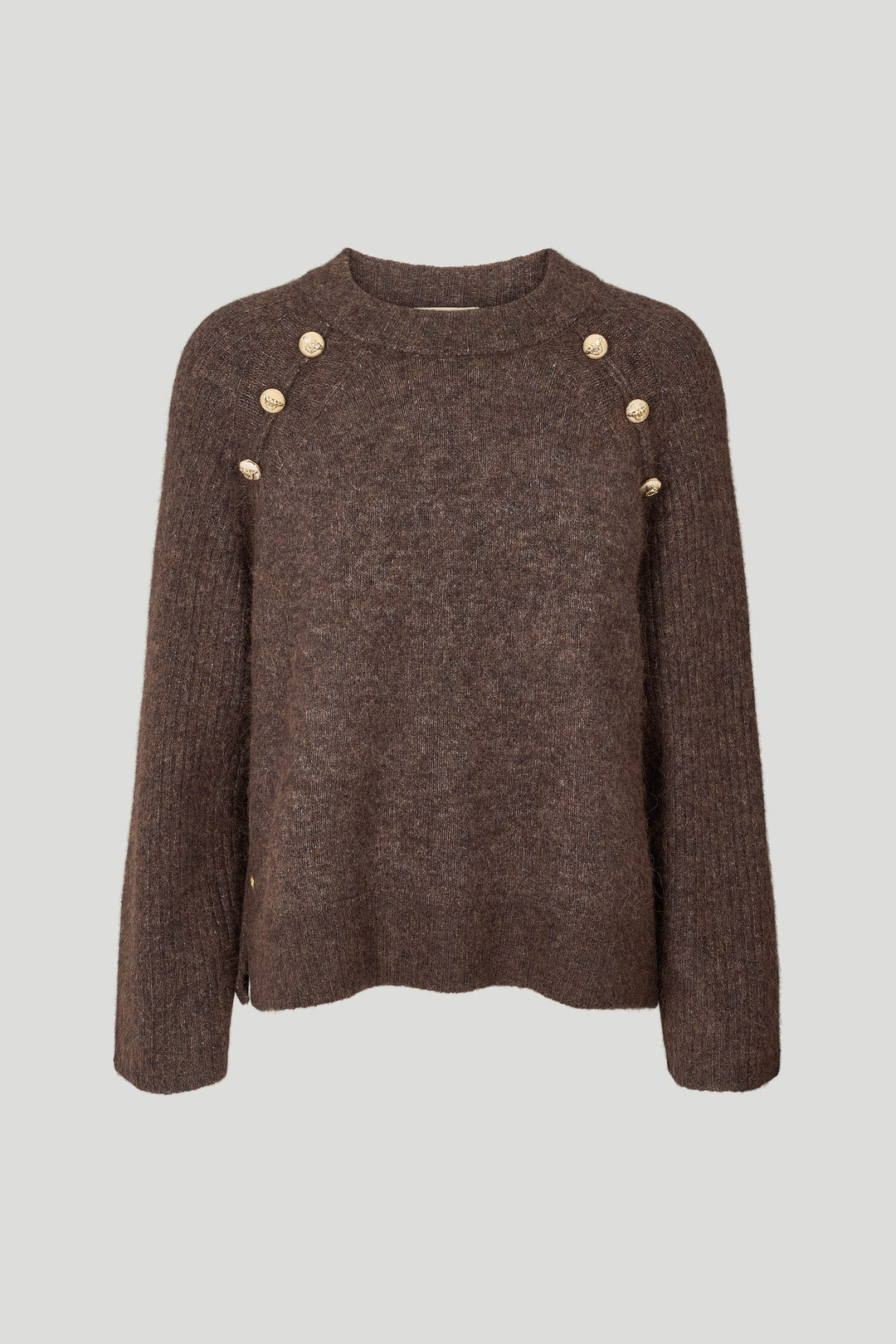 PBO PBOUnmo striktrøje KNITWEAR 45 Bitter chocolate