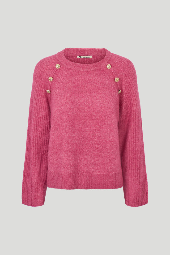 PBO PBOUnmo striktrøje KNITWEAR 73 Antique Rose