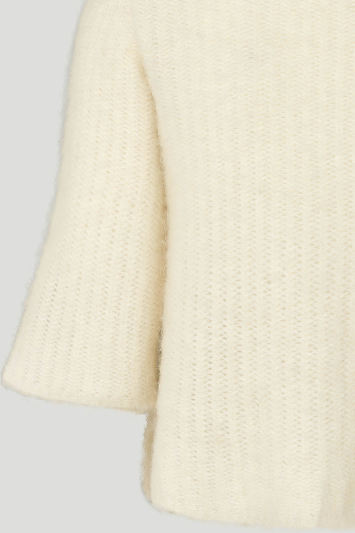 PBO PBOValentina strikcardigan KNITWEAR, LIGHT 03 Ecru