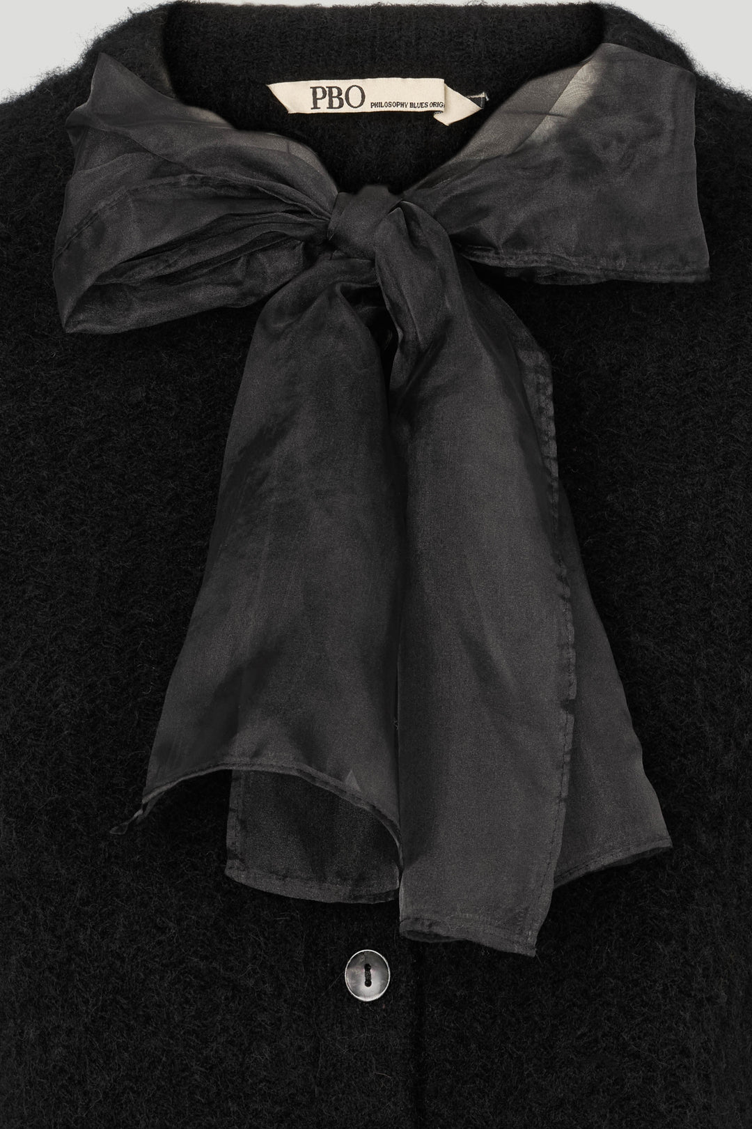 PBO PBOValentina strikcardigan KNITWEAR, LIGHT Sort