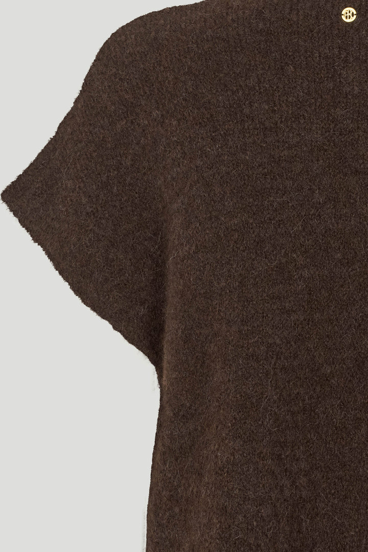 PBO PBOVallio strikvest KNITWEAR 691 Chocolate