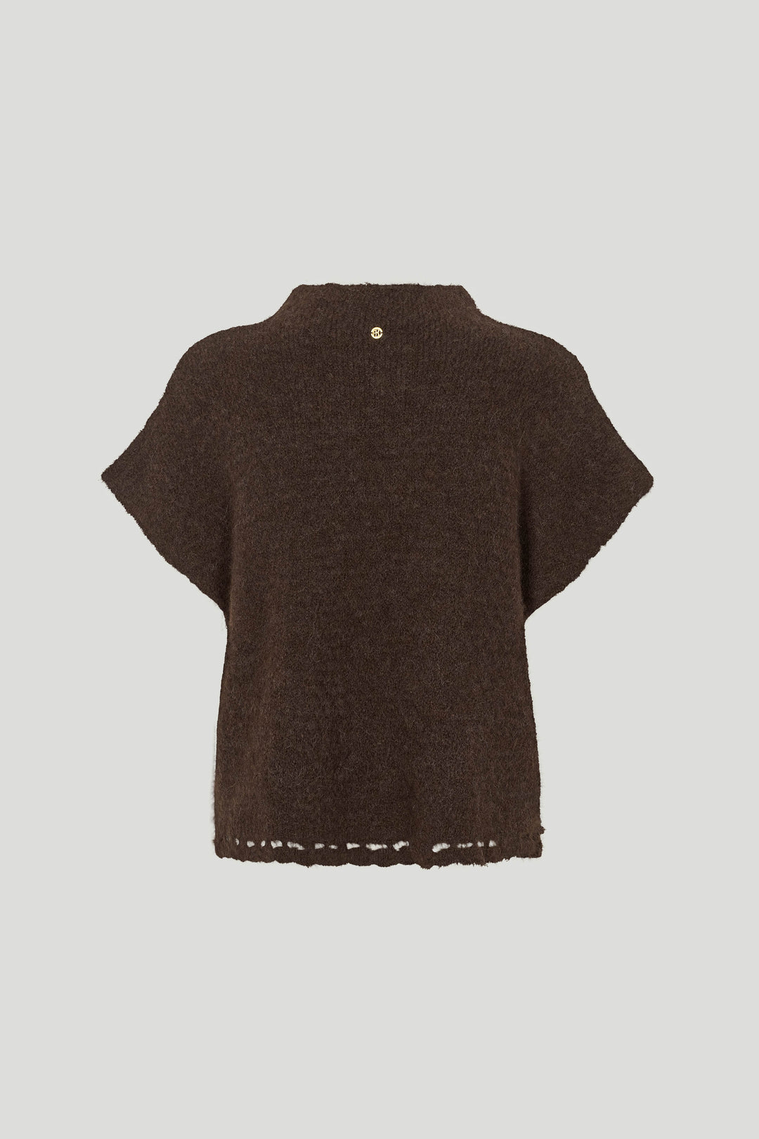 PBO PBOVallio strikvest KNITWEAR 691 Chocolate
