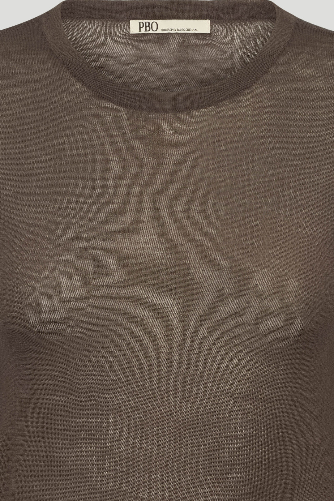 PBO PBOVeloka strikbluse KNITWEAR 698 Smoke