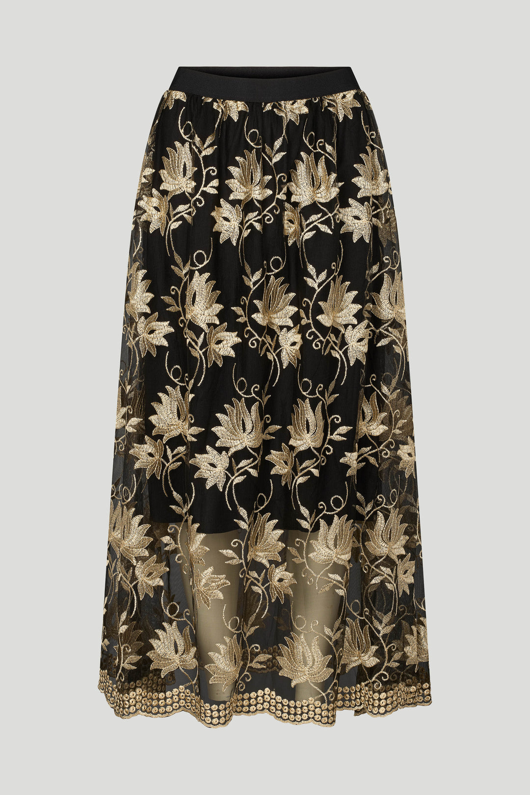 PBO PBOVenus nederdel SKIRTS 904 Black flower