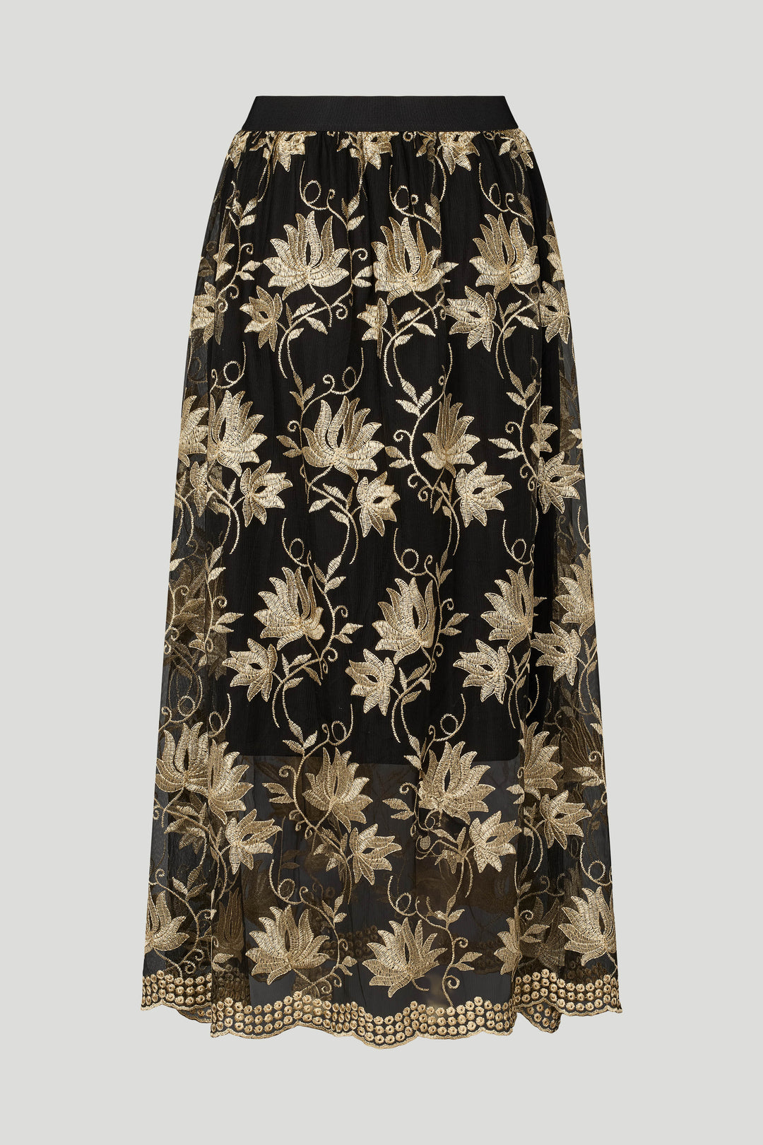 PBO PBOVenus nederdel SKIRTS 904 Black flower
