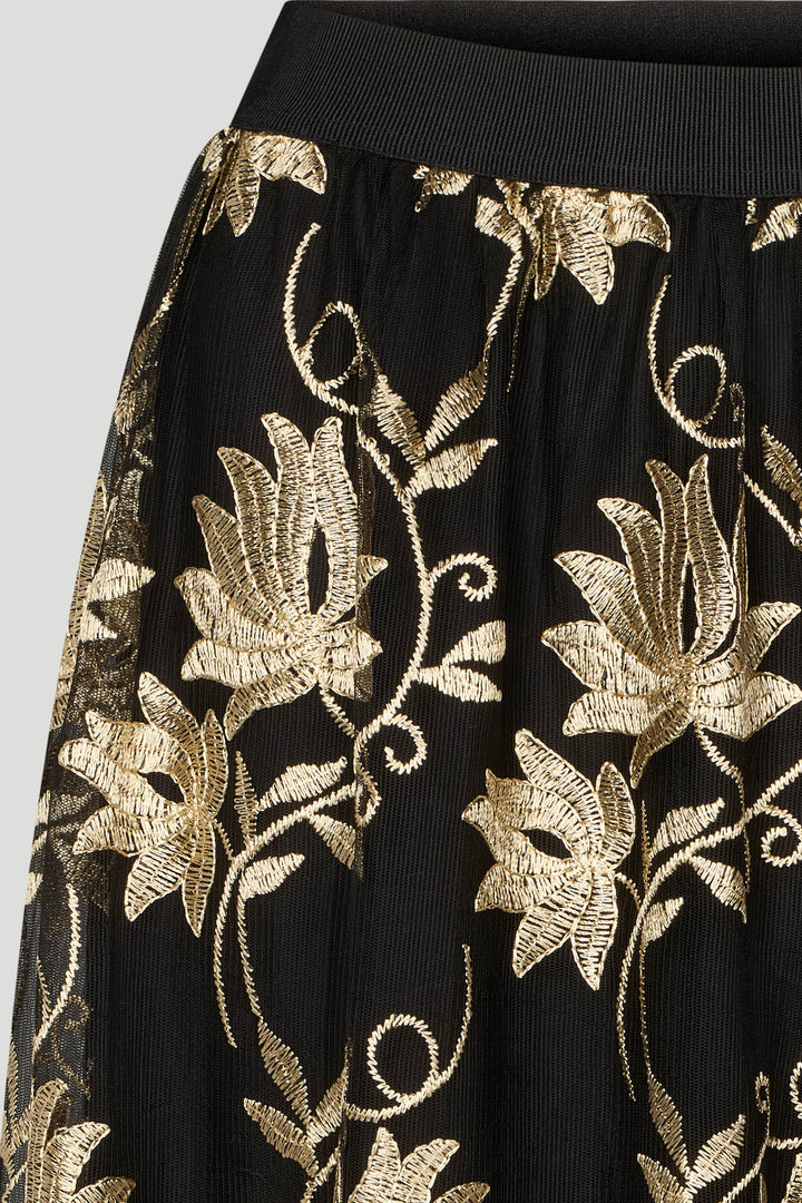 PBO PBOVenus nederdel SKIRTS 904 Black flower