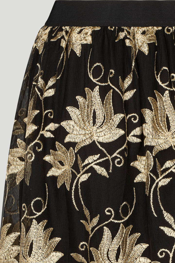 PBO PBOVenus nederdel SKIRTS 904 Black flower