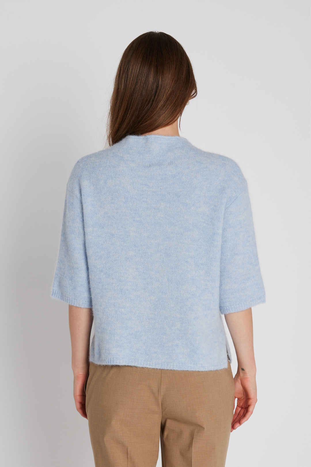 PBO PBOVera striktrøje KNITWEAR 268 Cashmere blue