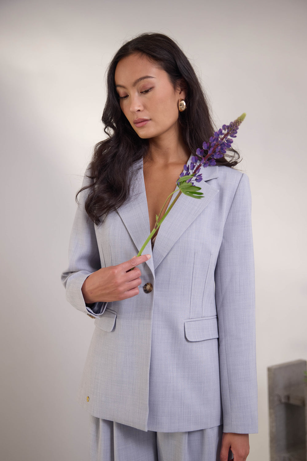 PBO PBOVerato blazer BLAZERJACKETS 265 Light blue melange