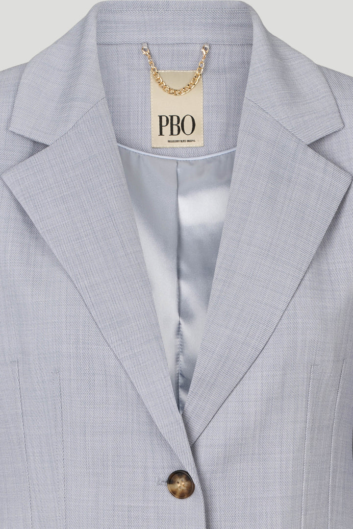PBO PBOVerato blazer BLAZERJACKETS 265 Light blue melange