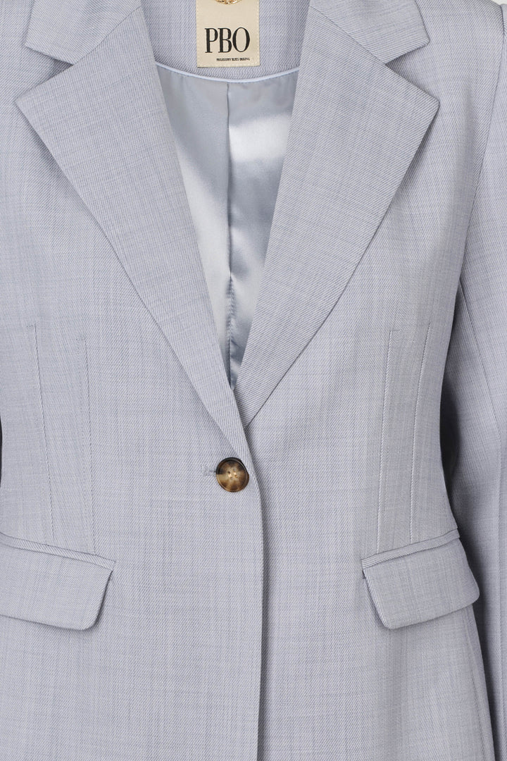 PBO PBOVerato blazer BLAZERJACKETS 265 Light blue melange