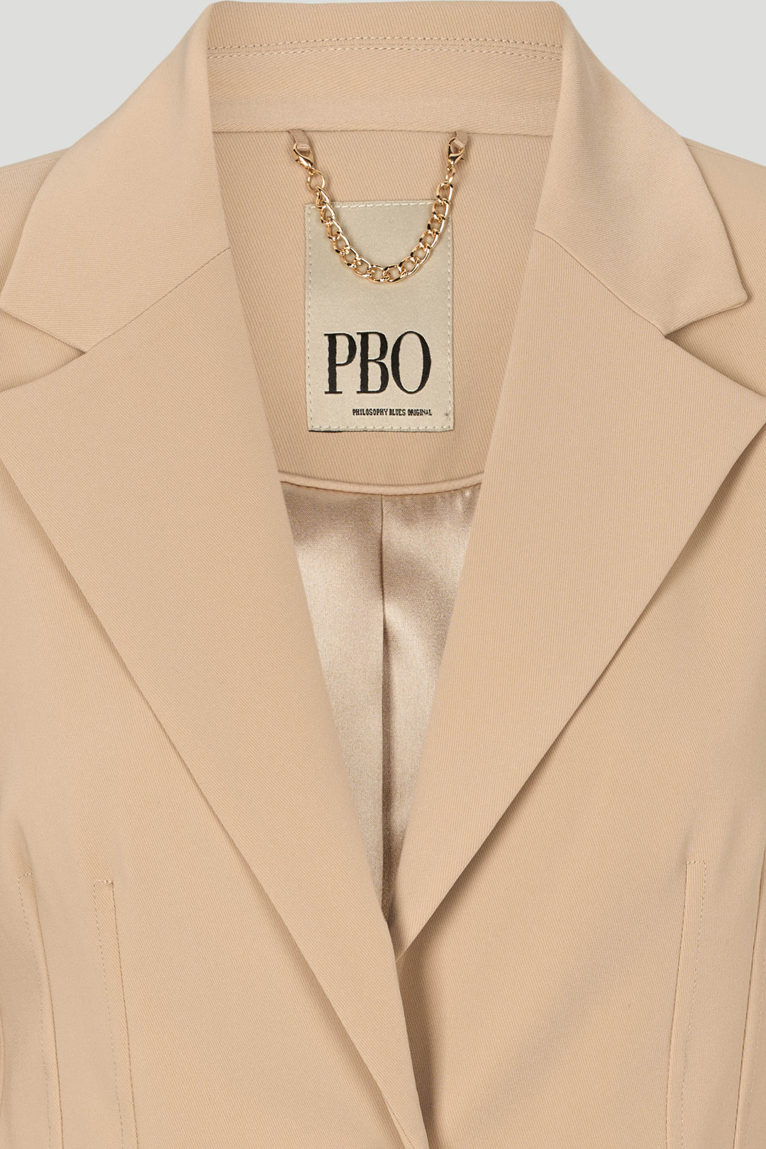 PBO PBOComfortVerato kort blazer BLAZERJACKETS 04 Light-sand