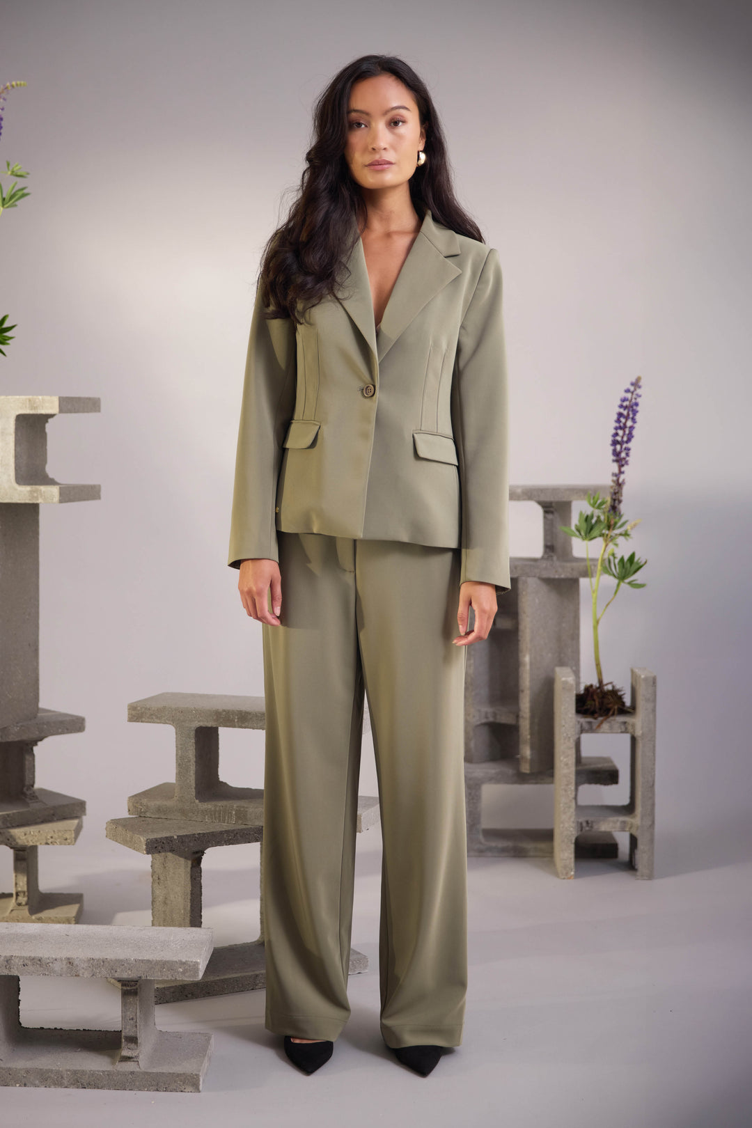 PBO PBOVerato kort blazer BLAZERJACKETS 540 Light army