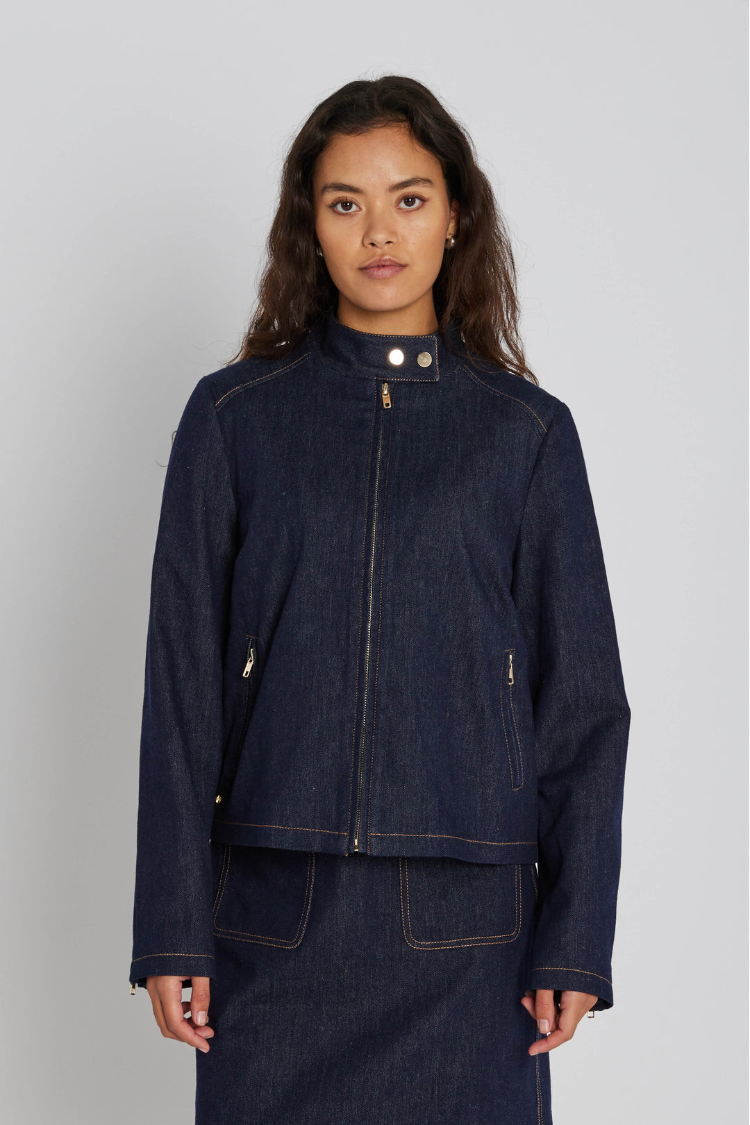 PBO PBOVidana denimjakke OUTERWEAR 253 Dark denim