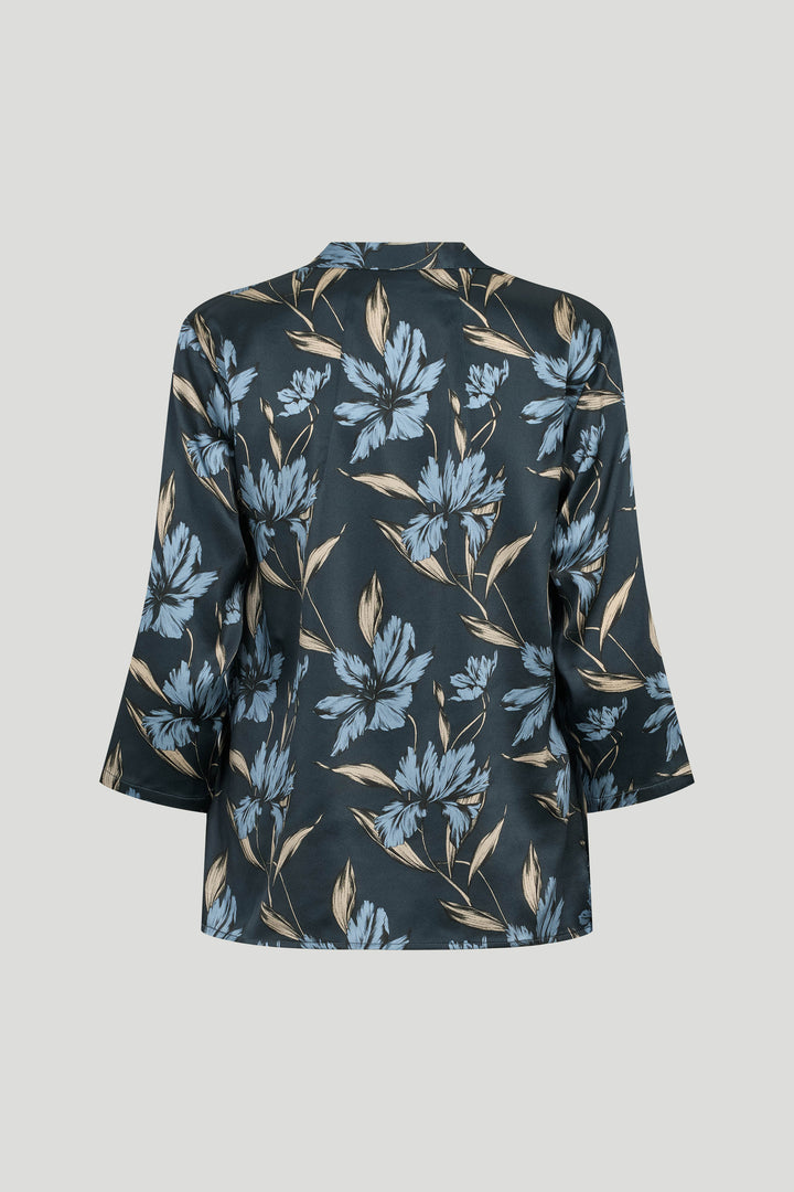 PBO PBOVinda silkebluse BLOUSE 30 Navy
