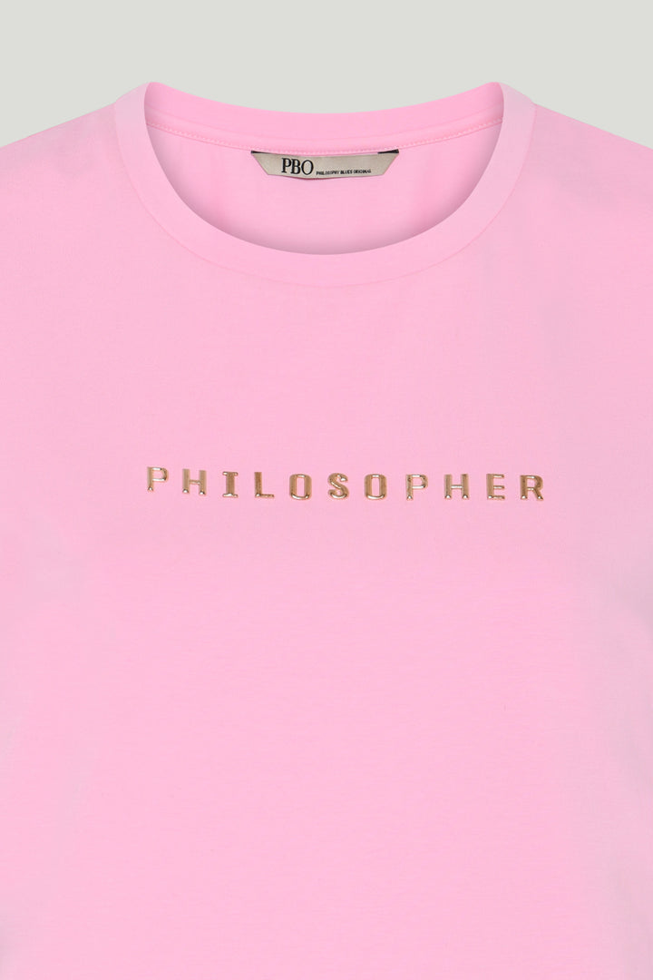 PBO Philosopher SS T-shirt T-SHIRTS 334 Rosebloom