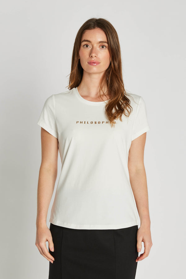 PBO Philosopher ss T-shirt - Star white