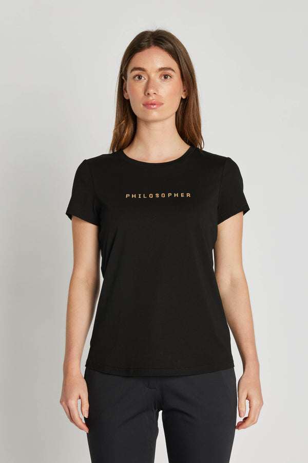 PBO Philosopher ss T-shirt - Black