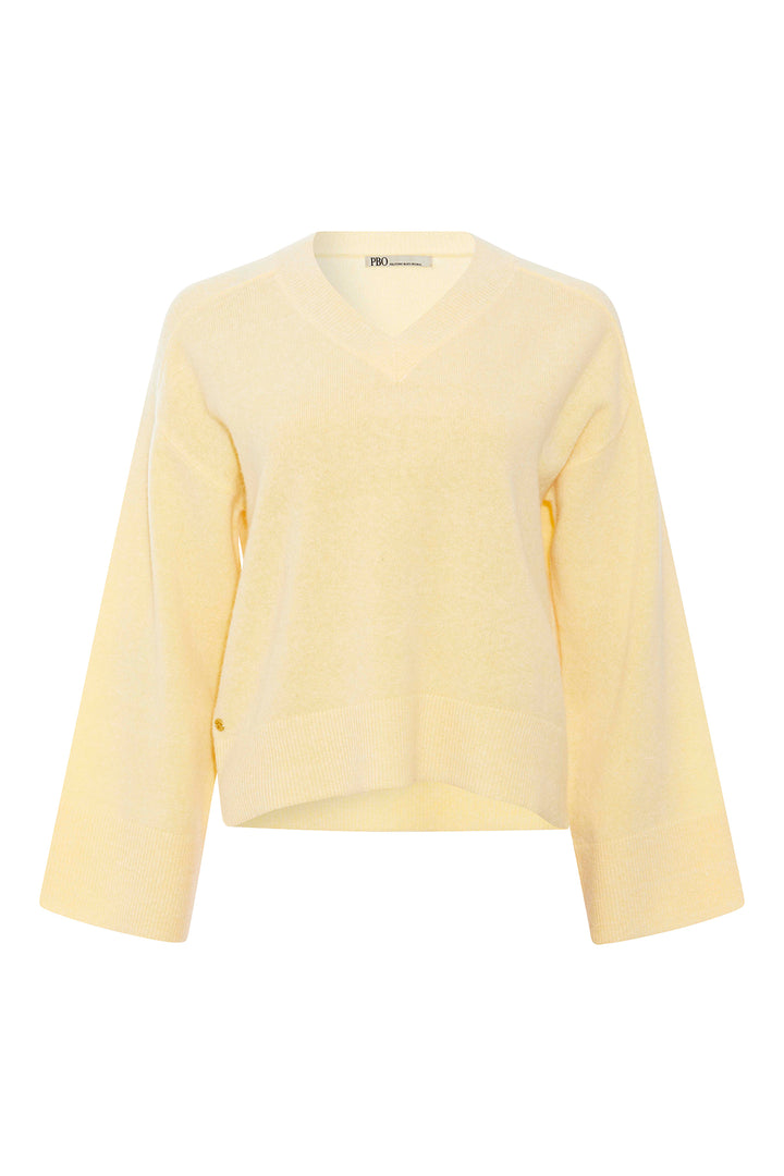 PBO Prio striktrøje KNITWEAR, HEAVY 703 Soft yellow