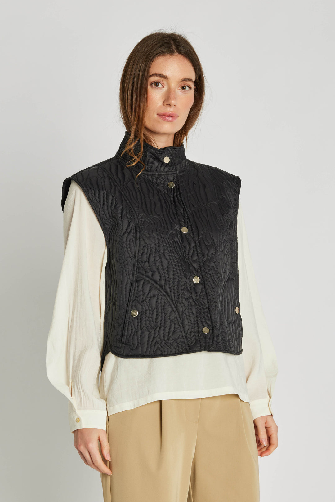 PBO Puffy Timber vest WAISTCOATS Sort