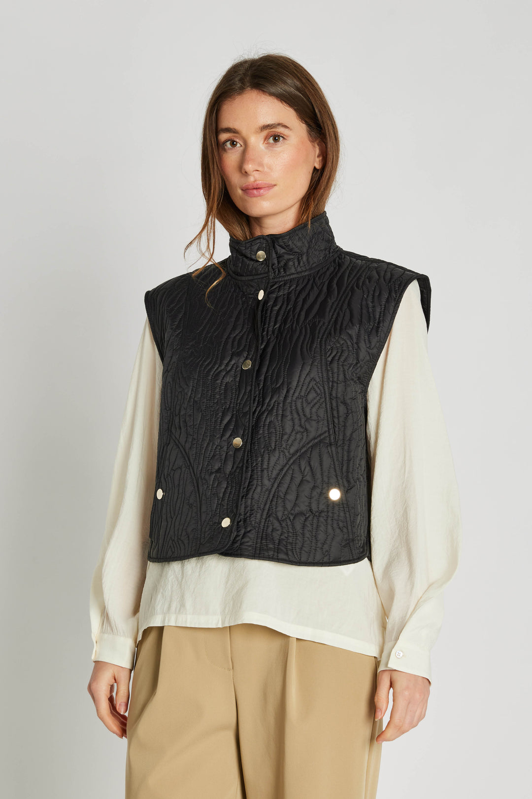 PBO Puffy Timber vest WAISTCOATS Sort