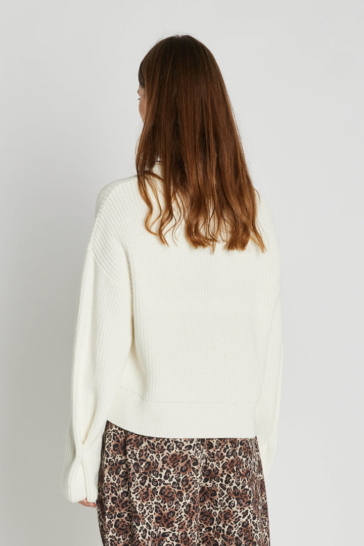 PBO Romilla striktrøje KNITWEAR, HEAVY 101 Star white