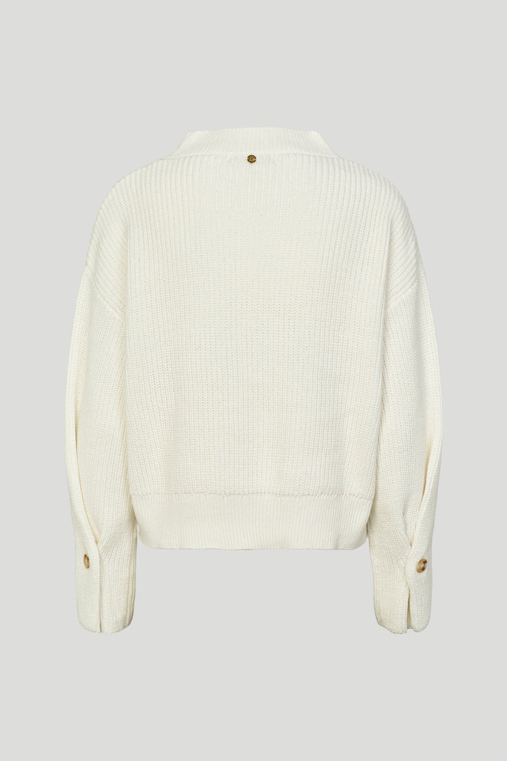 PBO Romilla striktrøje KNITWEAR, HEAVY 101 Star white