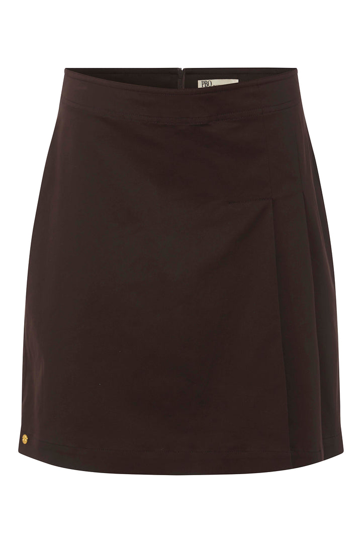 PBO Shira kort nederdel SKIRTS 691 Chocolate