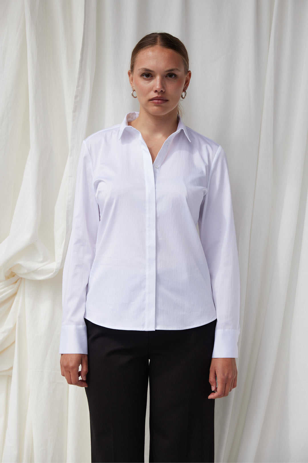 PBO Cotty Siggi skjorte SHIRTS 01 White