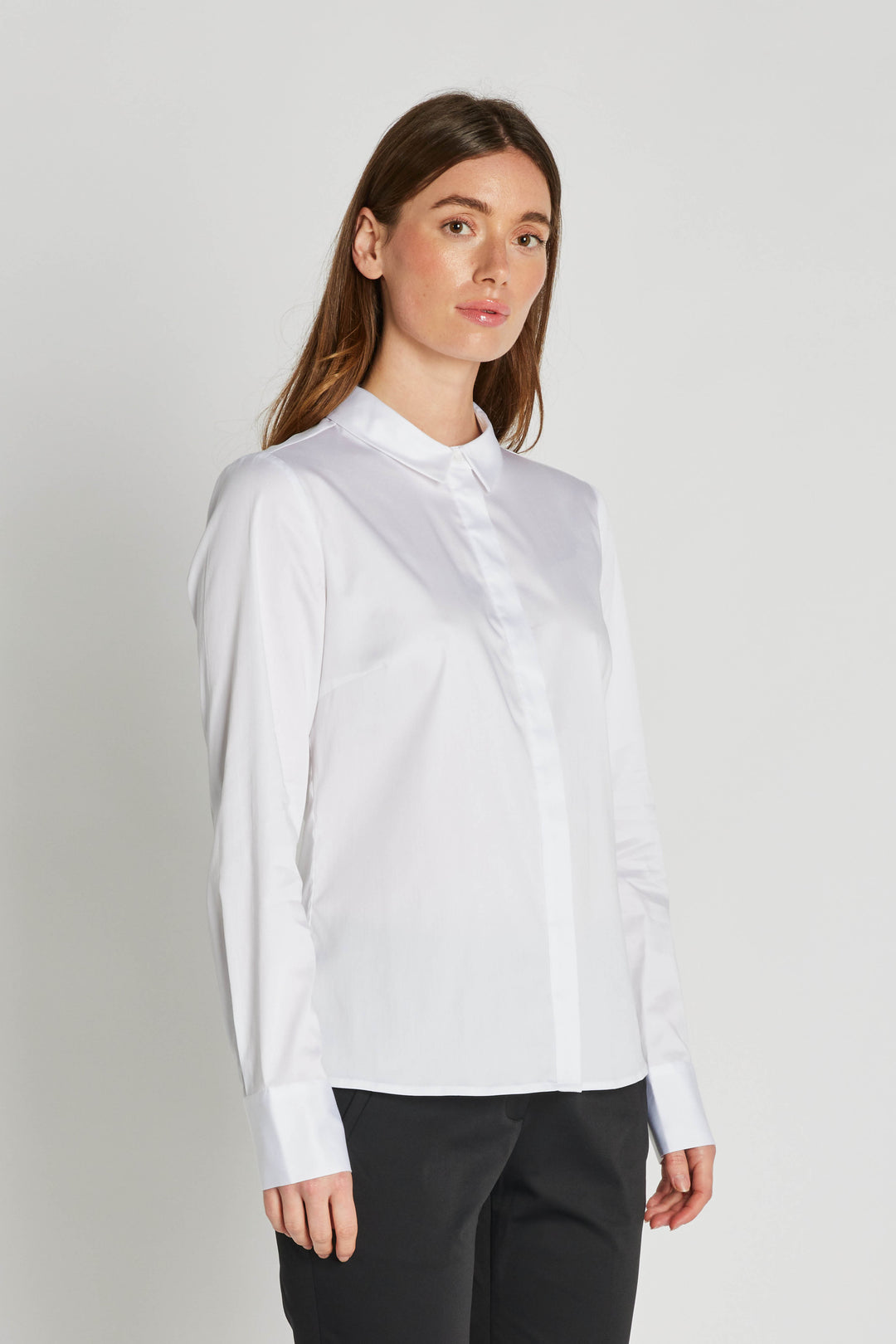 PBO Cotty Siggi skjorte SHIRTS 01 White