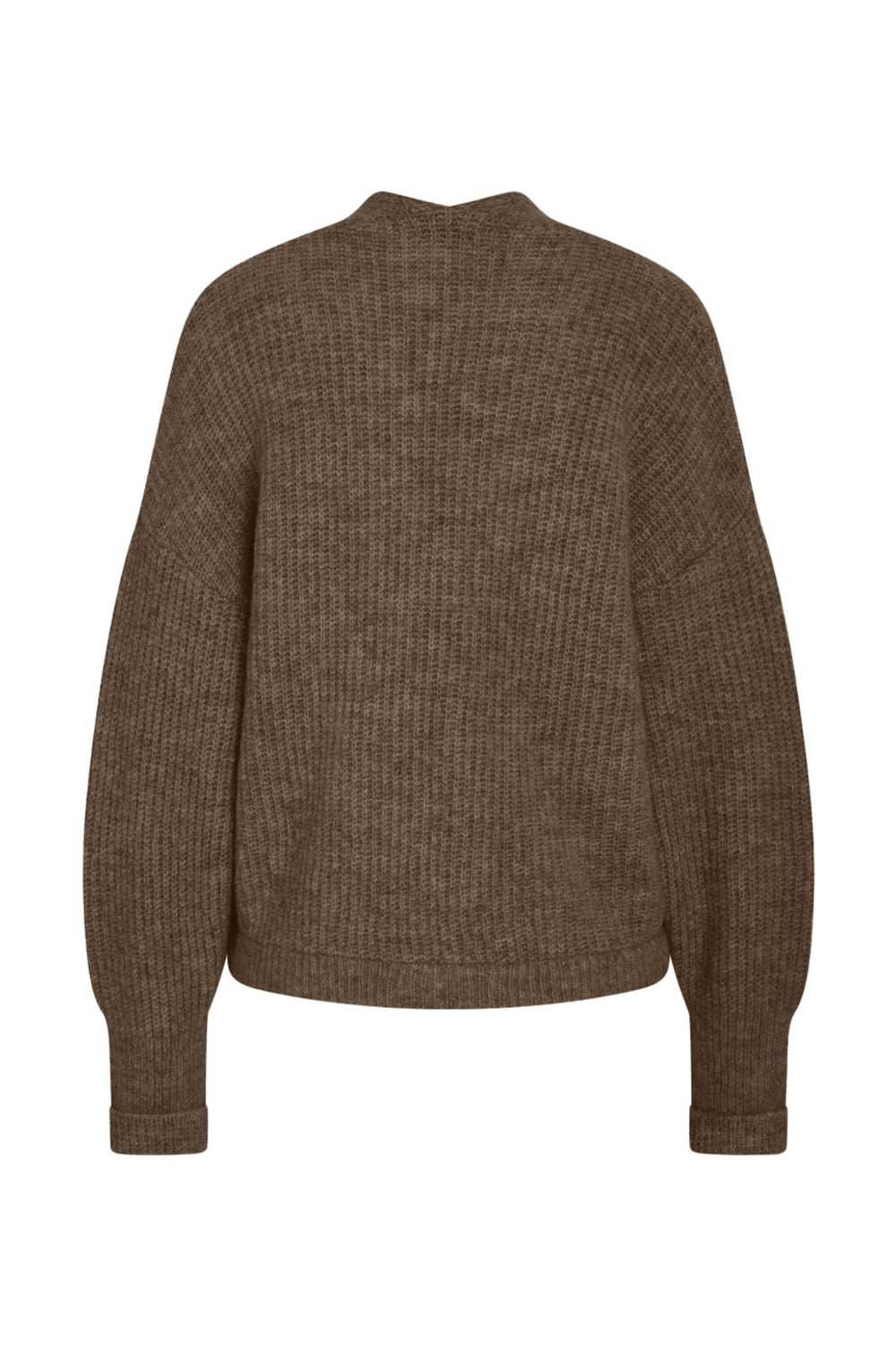 PBO Sofina strikcardigan KNITWEAR, HEAVY 163 Chocolate brown