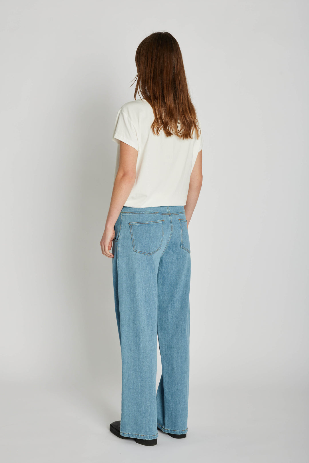 PBO Solvej TROUSERS 203 Light blue denim