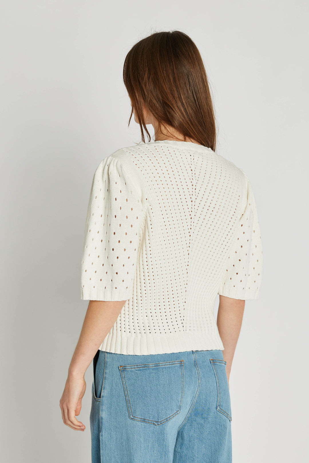 PBO Somma striktrøje KNITWEAR, HEAVY 101 Star white