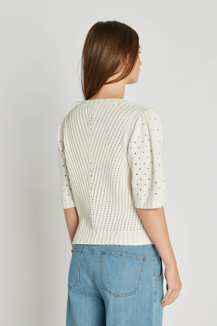 PBO Somma striktrøje KNITWEAR, HEAVY 101 Star white