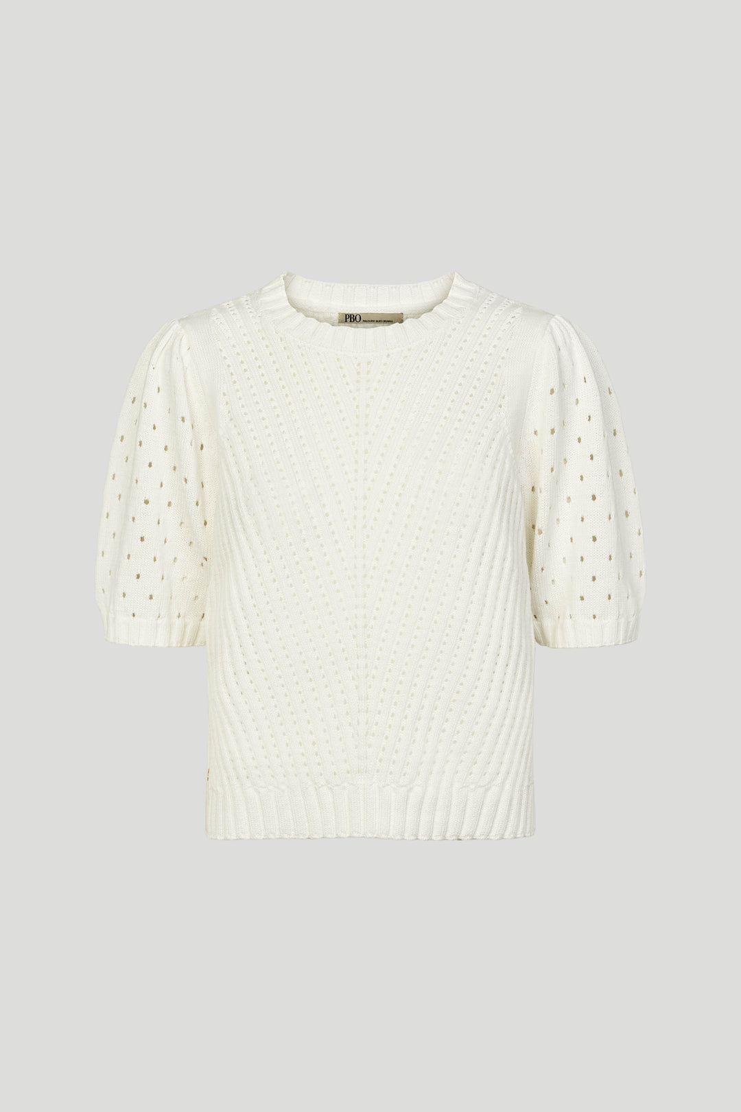 PBO Somma striktrøje KNITWEAR, HEAVY 101 Star white