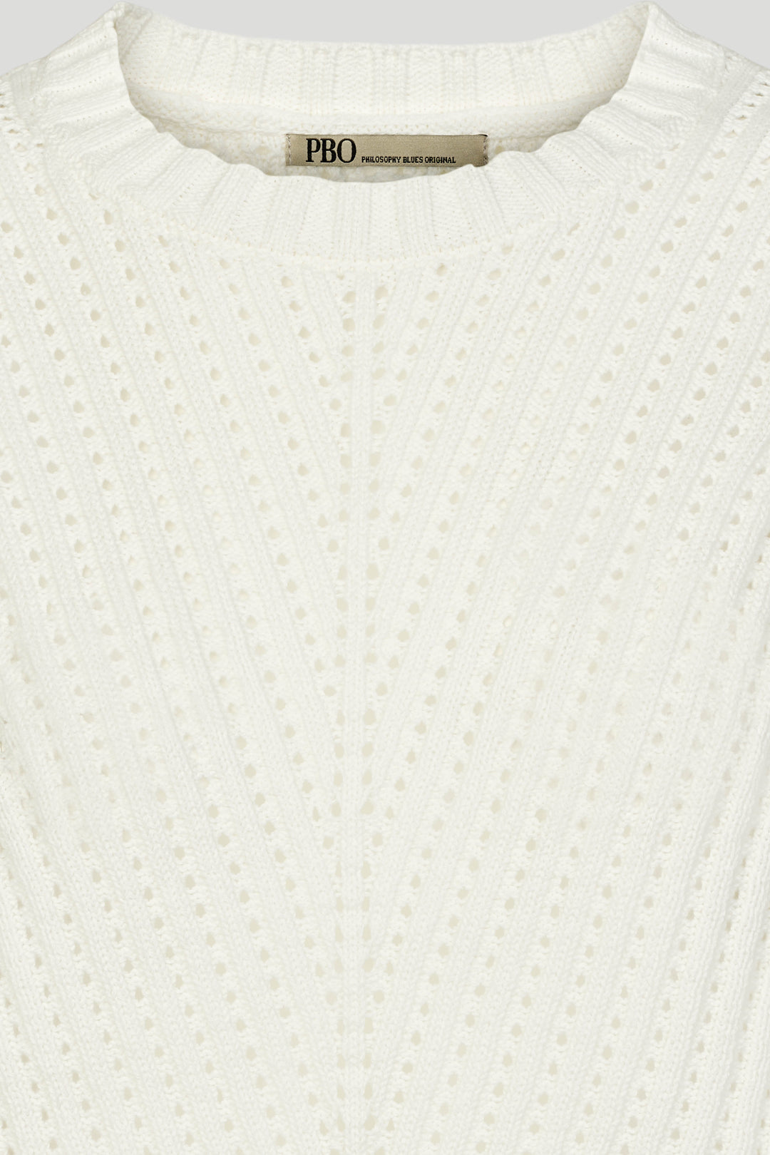 PBO Somma striktrøje KNITWEAR, HEAVY 101 Star white