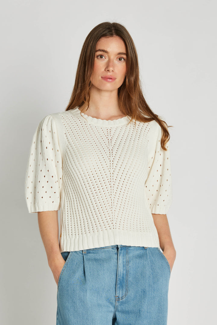 PBO Somma striktrøje KNITWEAR, HEAVY 101 Star white