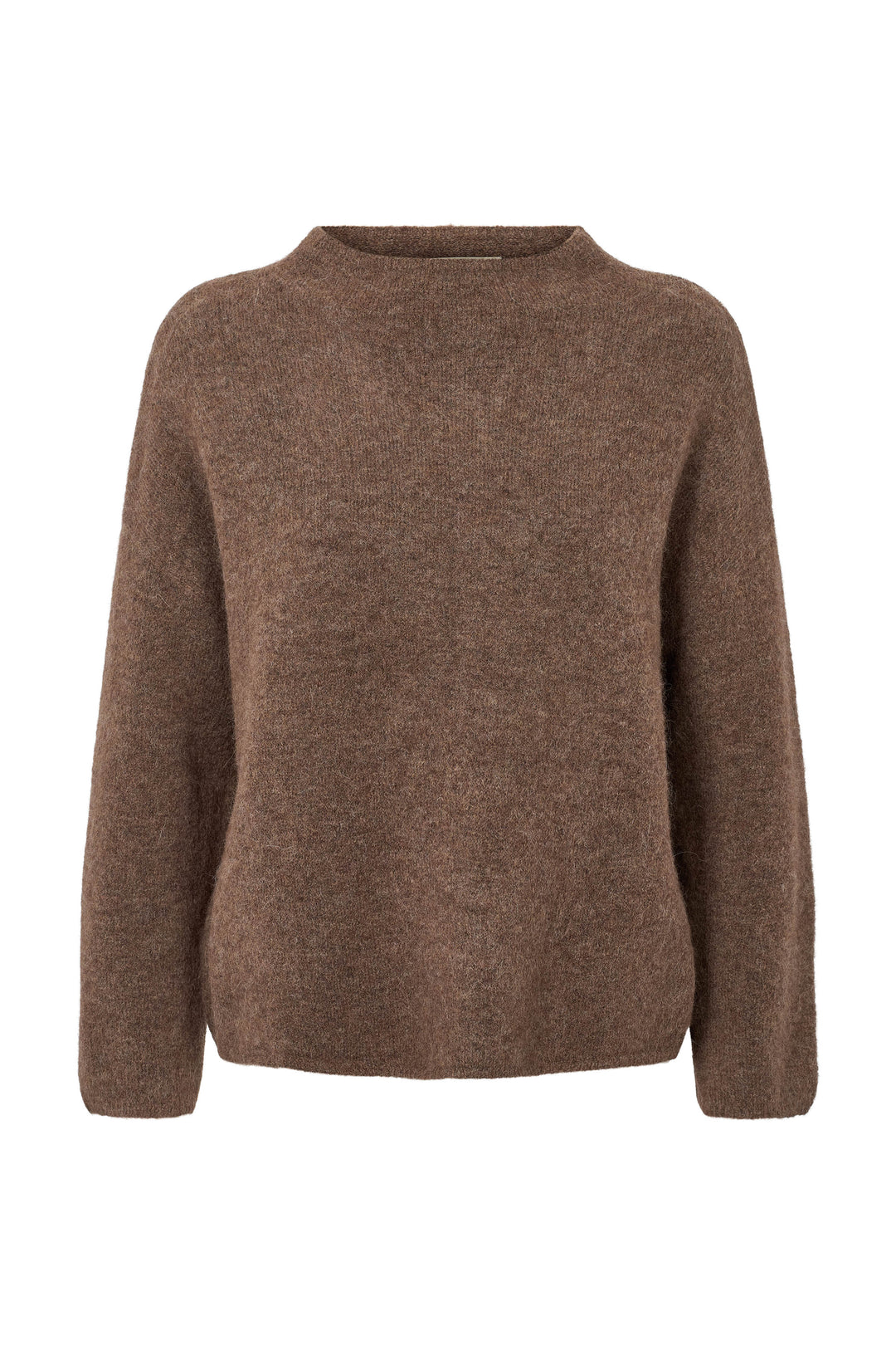 PBO Svera striktrøje KNITWEAR, HEAVY 163 Chocolate brown