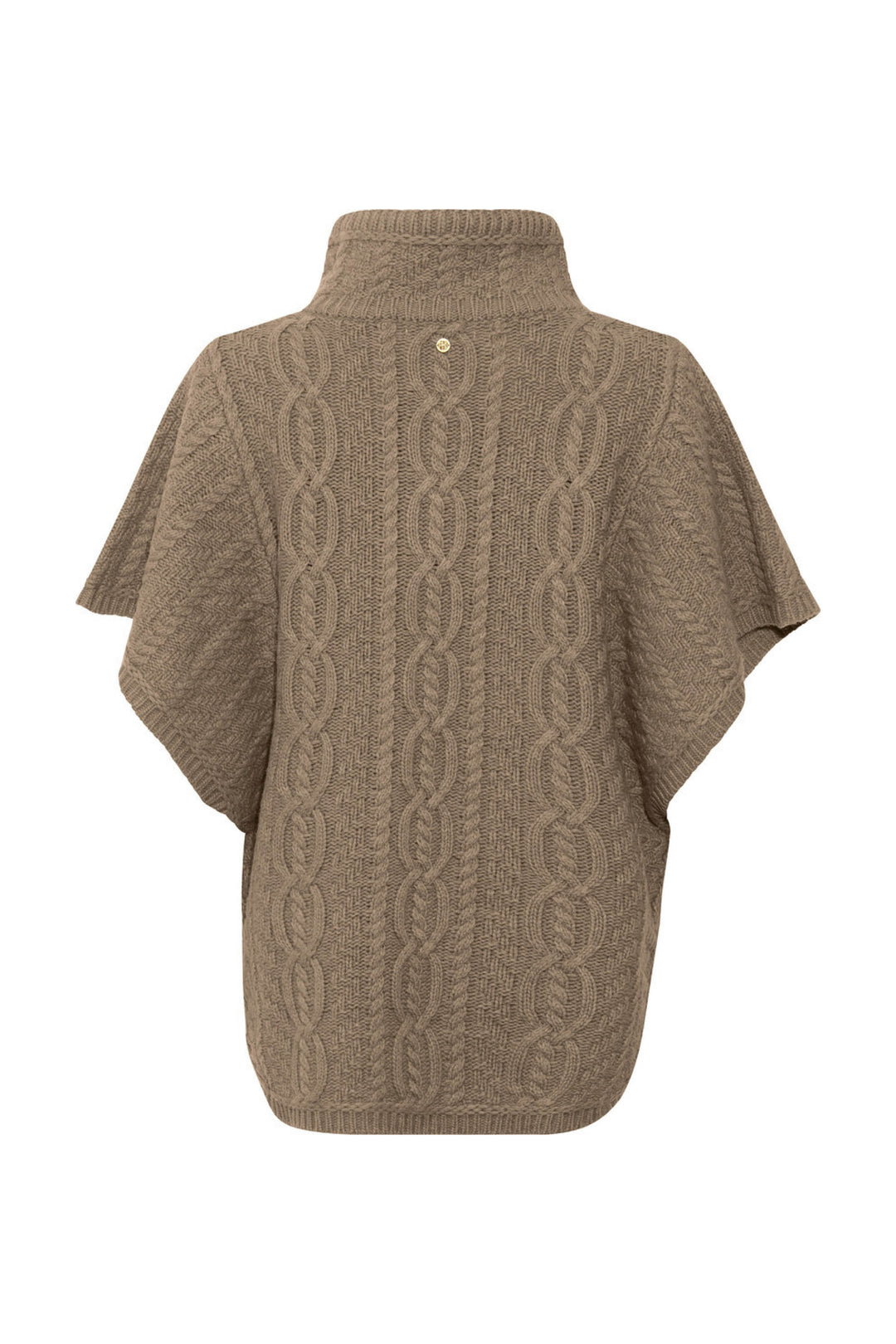 PBO Talina strik cape KNITWEAR, HEAVY 143 Dark-sand