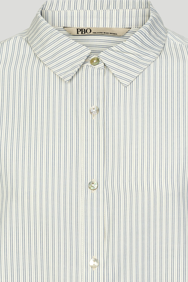 PBO Toka skjorte SHIRTS 943 Blue stripe