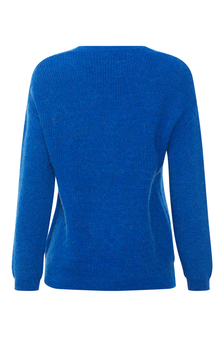 PBO Zoey striksweater KNITWEAR, HEAVY 298 True blue