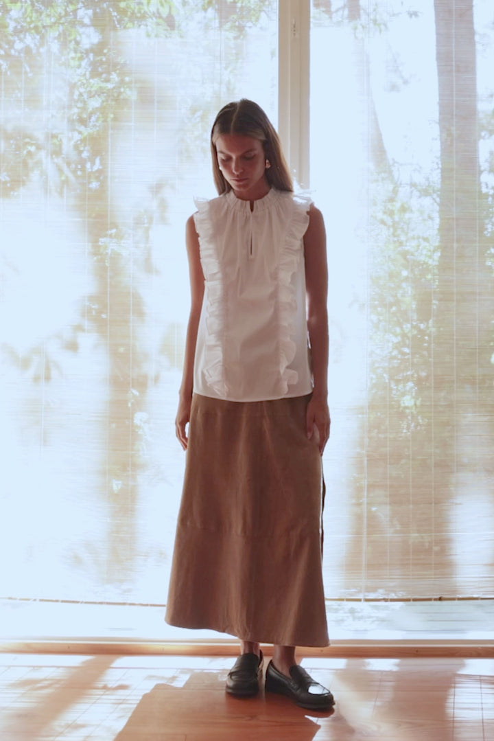 PBO PBOJono ruskinds nederdel SKIRTS 142 Camel